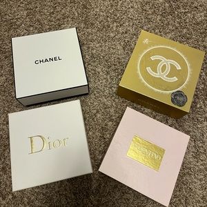 Luxury/Designer Boxes- Chanel Dior Valentino $25 PER BOX
